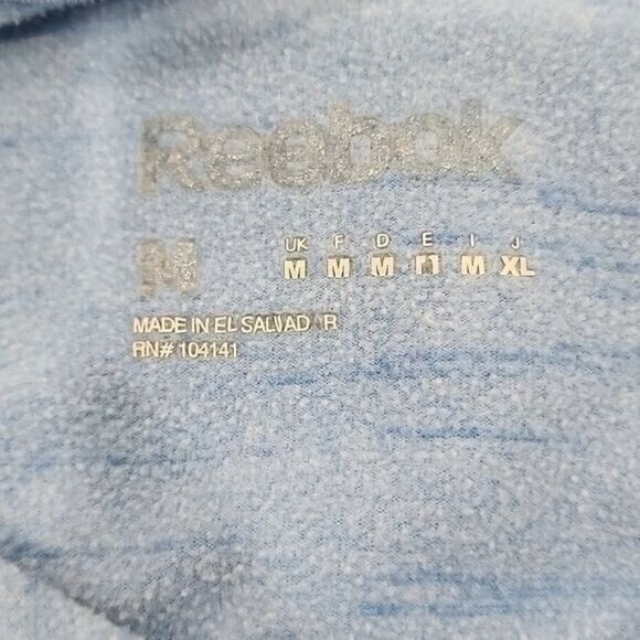 Reebok Womens 2 tone blue 1/4 zip jacket, Medium - Picture 4 of 8